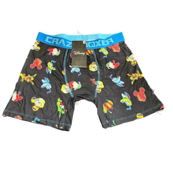Crazy Boxer Other - Crazy Boxer Disney Mickey & Friends Boxer Briefs Black Size
